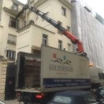 Transport de piano avec Grue par Auxporteurs