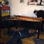 Déménagement d'un piano à queue